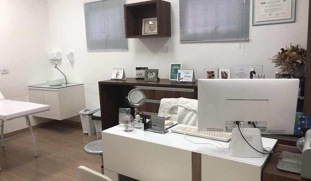 Sala de atendimento da clínica