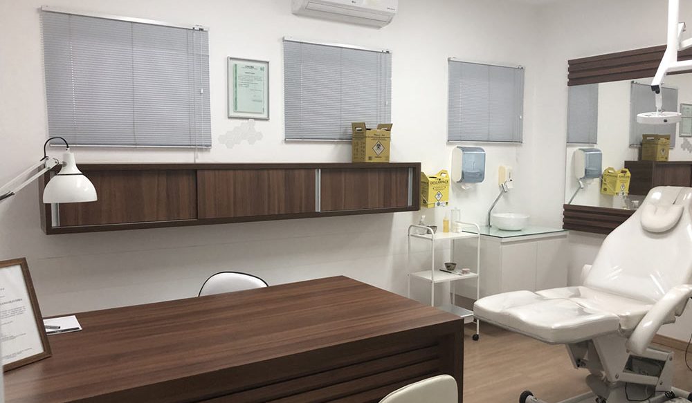 Consultório de dermatologia da Dra. Agnes Nakano
