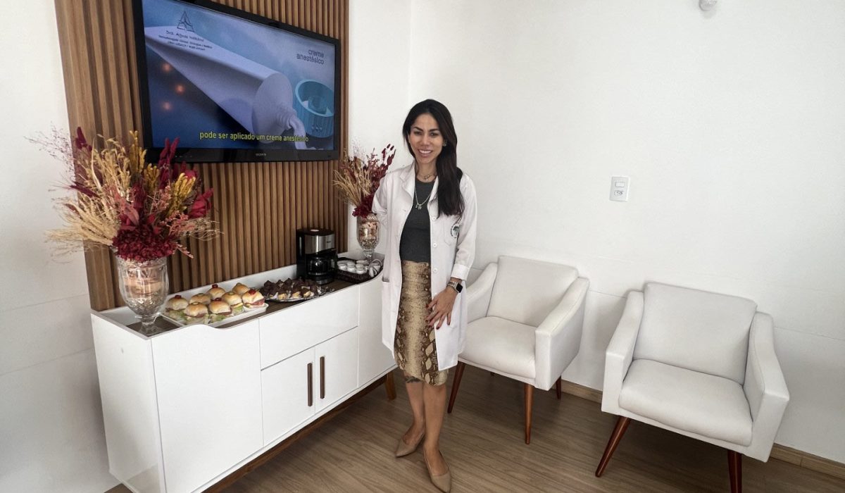 Recepção da clínica da Dra. Agnes Nakano
